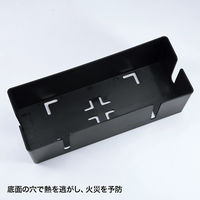 サンワサプライ　ケーブル＆タップ収納ボックス　CB-BOXP3BKN2　（直送品）