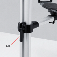 サンワサプライ　7～11インチiPad・タブレットステージクランプ　CR-LATAB19　（直送品）