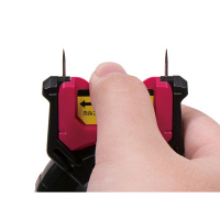 シンワ測定　ハンディ　白糸巻2　自動巻　パープリッシュレッド　77446　1セット（6個）　（直送品）