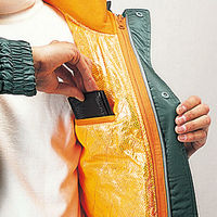 自重堂　制服百科　ダブルライナー防寒ブルゾン（フード付）　ネービー　Ｌ　48010（直送品）