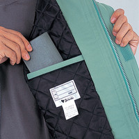 自重堂　制服百科　エコ防寒ブルゾン（フード付）　ネービー　５Ｌ　48270（直送品）