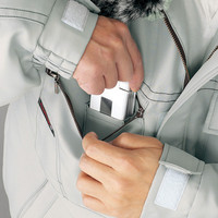 自重堂　制服百科　防寒ブルゾン　ネービー　ＬＬ　48450（直送品）