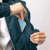 自重堂　制服百科　防寒ブルゾン（フード付）　チャコールグレー　Ｌ　48080（直送品）