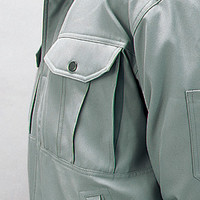 自重堂　制服百科　エコ防寒ブルゾン（フード付）　アースグリーン　ＬＬ　48140（直送品）