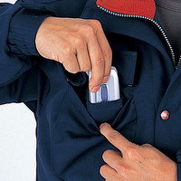 自重堂　制服百科　防寒ブルゾン（フード付）　アースグリーン　５Ｌ　48350（直送品）