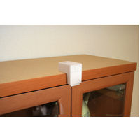 【転倒防止】 ノムラテック 食器棚用耐震ロック スーパーひらかんゾー ホワイト N-2136 1個