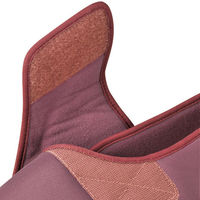 竹虎 転倒予防シューズ つま先なし あずき LL 091195 1足 W1798