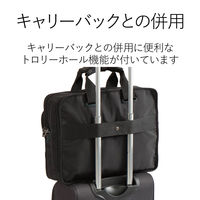 PCバッグ ビジネスバッグ 営業 機能特化 整理 収納 2WAY BM-BG02BK エレコム 1個（直送品）