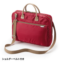 サンワサプライ カジュアルPCバッグ レッド/15.6インチワイドまで対応 BAG-CA7R2 1個（直送品）
