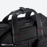 サンワサプライ エグゼクティブビジネスバッグPRO ダブル ブラック/15.6インチワイドまで対応 BAG-EXE8 1個（直送品）