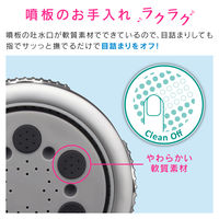 カクダイ ボッシーニマーサージシャワーヘッド(メタリック) GA-FC005 1個