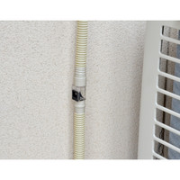 これカモ ドレンホースと消音バルブのセット エアコン用 3.0m （長さ調節可能 ポコポコ音解消 防臭・防虫効果 取付簡単） GA-KW004　（直送品）