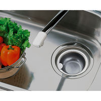 カクダイ ガオナ 浅型ゴミ受け 13.5センチ 抗菌 ステンレス製 シンク GA-PB027 1個