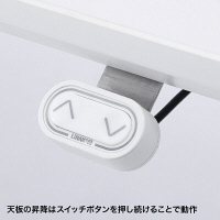 【在庫限り処分品】 サンワサプライ　電動上下昇降デスク　ERD-M9080　幅900×奥行800×高さ630～1280mm　1台　（直送品）