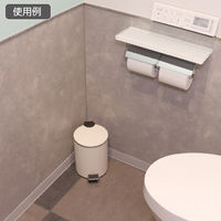 テラモト ペダルボックス(静音タイプ) ホワイト 3L DS2387038 1セット(2個)