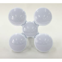 EDITION ソーラー&USB充電式 折畳みシーリングライト EDN-347 1セット(3個入)（直送品）