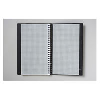 高橋書店 【2023年版】リングダイアリースリム A5変型 見開き1週間 月曜始まり 黒 93 1冊（直送品）