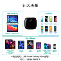 USB充電器 タイプC PD 45W USB-C×1 小型 軽量 ブラック MPA-ACCP29BK エレコム 1個