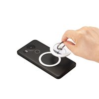 スマホリング マグネット 【 iPhone Android 各種 】 ホワイト P-STRMKPCRWH エレコム 1個（直送品）