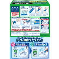 スクラビングバブル トイレ掃除 トイレスタンプ 最強抗菌 シャインミントの香り 付け替え用 (72回分：4本入×3個) トイレ洗剤 ジョンソン