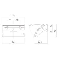 清水 ペーパーホルダー ブラック SH-AC21PH-K 1個（直送品）