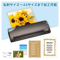 ナカバヤシ パーソナルラミネーター クイックラミ ダークシルバー 4本ローラー A3 NQL-R4A3DS