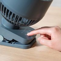 ライフオンプロダクツ 充電式クリップサーキュレーター ブルーグレー PR-F079-BY 1台（直送品）