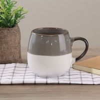 ５８０ｍｌ　ツートンビックマグ　アリビオ　ＬＧＹ 77496 1箱（6個入り） 不二貿易（直送品）