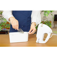 ドリテック ハンドミキサー ホワイト HM-711WT 1台