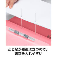 コクヨ アスクル 共同企画 背幅伸縮ファイル 紙製A3ヨコ ピンク 1冊 オリジナル