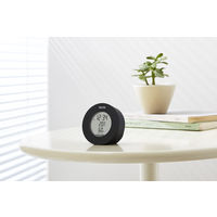 タニタ 温湿度計 時計 温度 湿度 デジタル 卓上 マグネット ブラック TT-585-BK 1セット(3個)