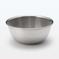 無印良品 ステンレス メッシュザル S 約直径16.5×高さ6.5cm 良品計画