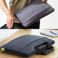 パソコンケース PCバッグ 15.6インチ 収納式ハンドル付 撥水加工 ブラック BM-IBCH15NBK エレコム 1個（直送品）