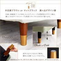 ホームテイスト リルゥ インテリア ソファ 片肘2人掛け 幅1120mm ピンク＆ブラウン SH-07-OKEL2P １台（直送品）