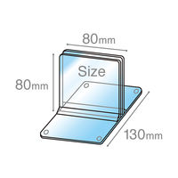 マグエックス アクリルスタンド(アクリル脚) 通常タイプ AD-3A 1個