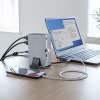 サンワサプライ USB Type-Cドッキングステーション（4K×3画面出力対応） USB-CVDK10 1個（直送品）