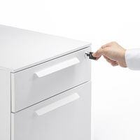 サンワサプライ キャビネット 幅390×奥行534×高さ478mm ホワイト SNW-105W 1台（直送品）