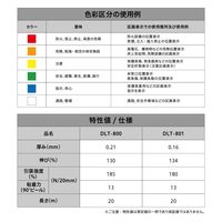 ニトムズ 耐久ラインテープ 緑 幅50mm×長さ20m DLTー800 1セット（5巻入）