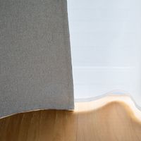 無印良品 防炎 遮光性 ドビー織りノンプリーツカーテン 幅100×丈178cm用 ベージュ 1セット（2枚） 良品計画