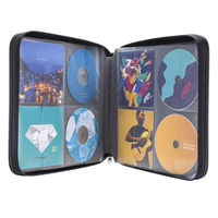 サンワサプライ CDジャケット収納対応セミハードケース(160枚収納・ブラック) FCD-WLBD160BBK 1個