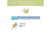 テスプロ　スプリングコネクタピン　フラットタイプ　PF-B190-L051-00　1ロット (20本)（直送品）