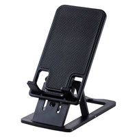 タブレット スマホスタンド 卓上 折り畳み式 角度6段階 高さ10段階調整可 黒 P-DSCHCMPBK 1個 エレコム