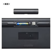 サンワサプライ ワイヤレス静音キーボード(2.4GHzワイヤレス・テンキーなし) SKB-WL38BK 1個