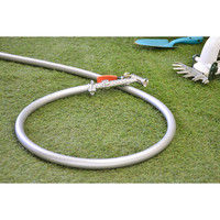 カクダイ ホーセンド付き散水ホース3m（シルバー） GA-QD013（直送品）