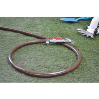 カクダイ ホーセンド付き散水ホース3m(ブラウン) GA-QD033 1個