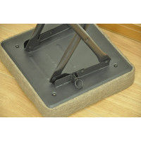 エイ・アイ・エス 折畳座厚チェア(背付き) ブラウン AATN-20 BR 1脚（直送品）