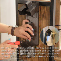 B.Bファニシング GRANT コードレススティッククリーナースタンド ブラウン 幅273×奥行373×高さ1325mm GRCS-270 1台（直送品）