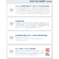 スミノエ ECOS ホームタイルカーペット R-1008 4955141383689 1セット(1枚×10)