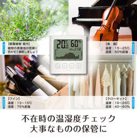 タニタ グラフ付き デジタル温湿度計 TT580WH