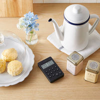 タニタ（TANITA） デジタルタイマー100分計 ブラック TD415 1個